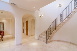 Wrought iron staircase