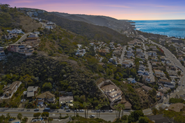 Sunset view from the Laguna Beach lot