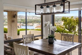 Campos dining table on covered balcony